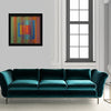 Chromatic Architecture Vivid in Elegant Living Room Setting