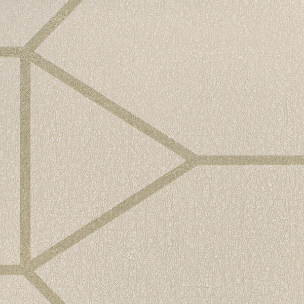 Lisbon Katana Geo Golden Road Wallcovering | Phillipe Romano