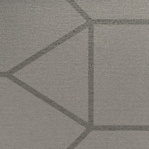 Lisbon Katana Geo Silver Hammer Wallcovering | Phillipe Romano