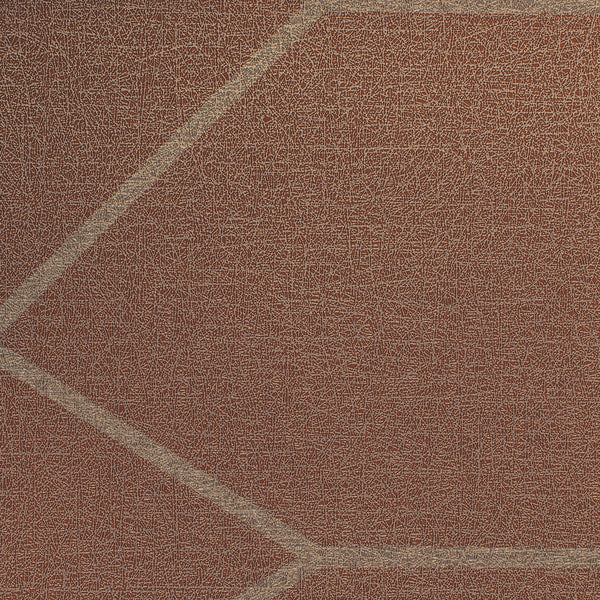 Lisbon Katana Geo Red House Wallcovering | Phillipe Romano