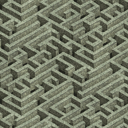 Labyrinth - 21 Green | Kravet Couture | Josephine Munsey Portfolio I | Botanical & Floral Novelty Wallcovering Print