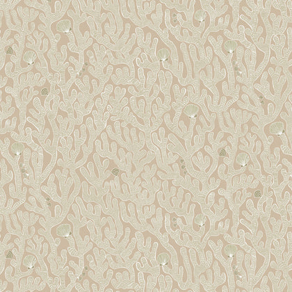 Coral - 11 Beige | Kravet Couture | Josephine Munsey Portfolio Ii | Novelty Wallcovering Print