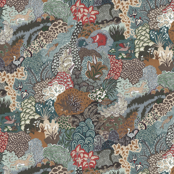 Whimsical Clumps - 1 Multi | Kravet Couture | Josephine Munsey Portfolio Ii | Animal/Insects Novelty Wallcovering Print