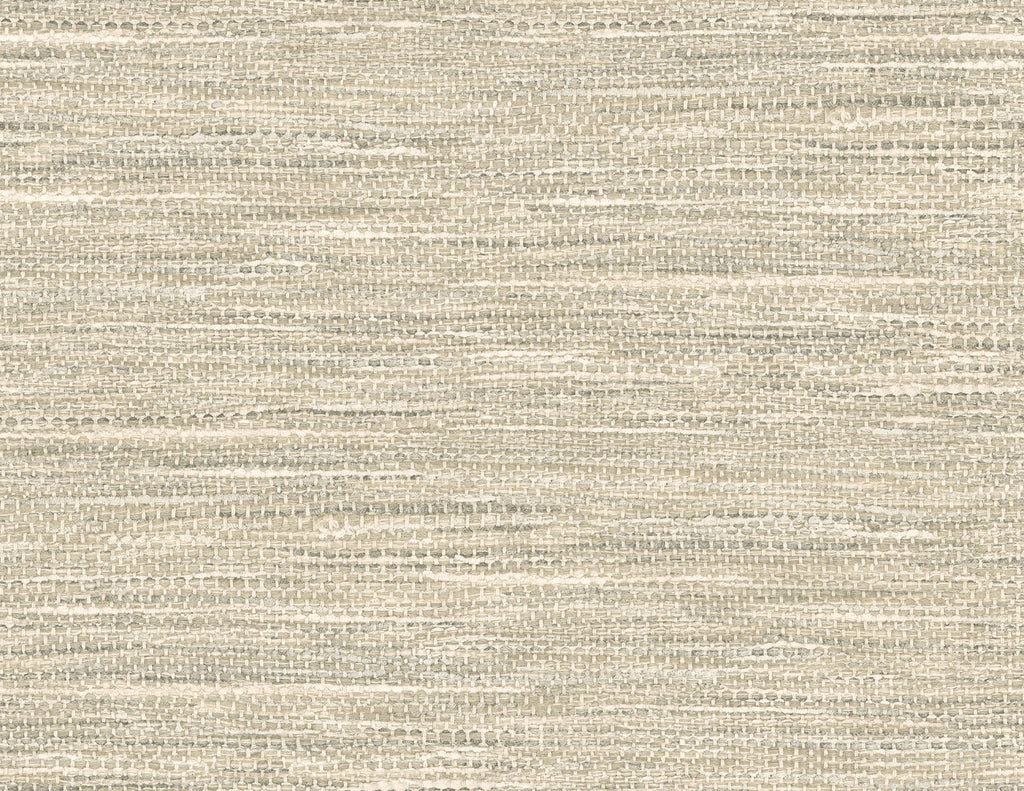 Malibu Rina Wallpaper - Rustic Faux Grasscloth - Warm Stone | Malibu Wallpaper