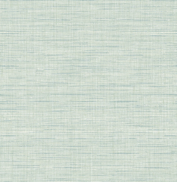 Fentucci Mei Stringcloth Wallpaper - Rustic Textile - Calming Mint | Fentucci