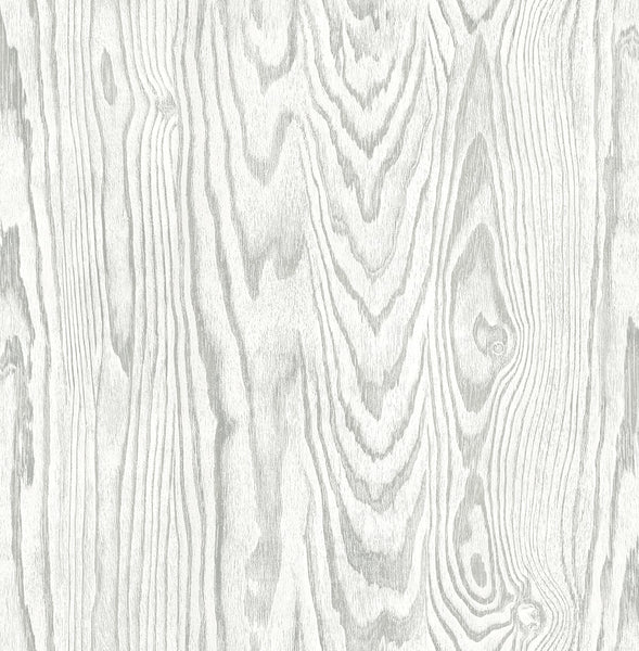 Malibu Nina Wallpaper - Rustic Wood - Fog | Malibu Wallpaper