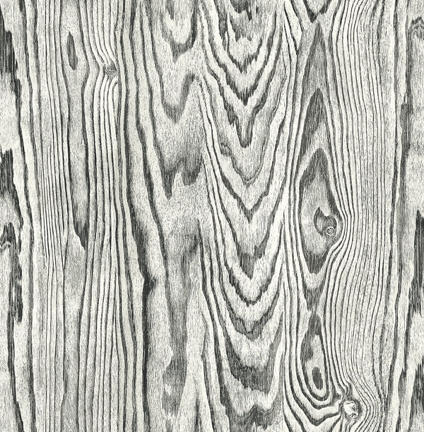 Nina Rustic Wood - Salt & Pepper | Architectural Wallcoverings