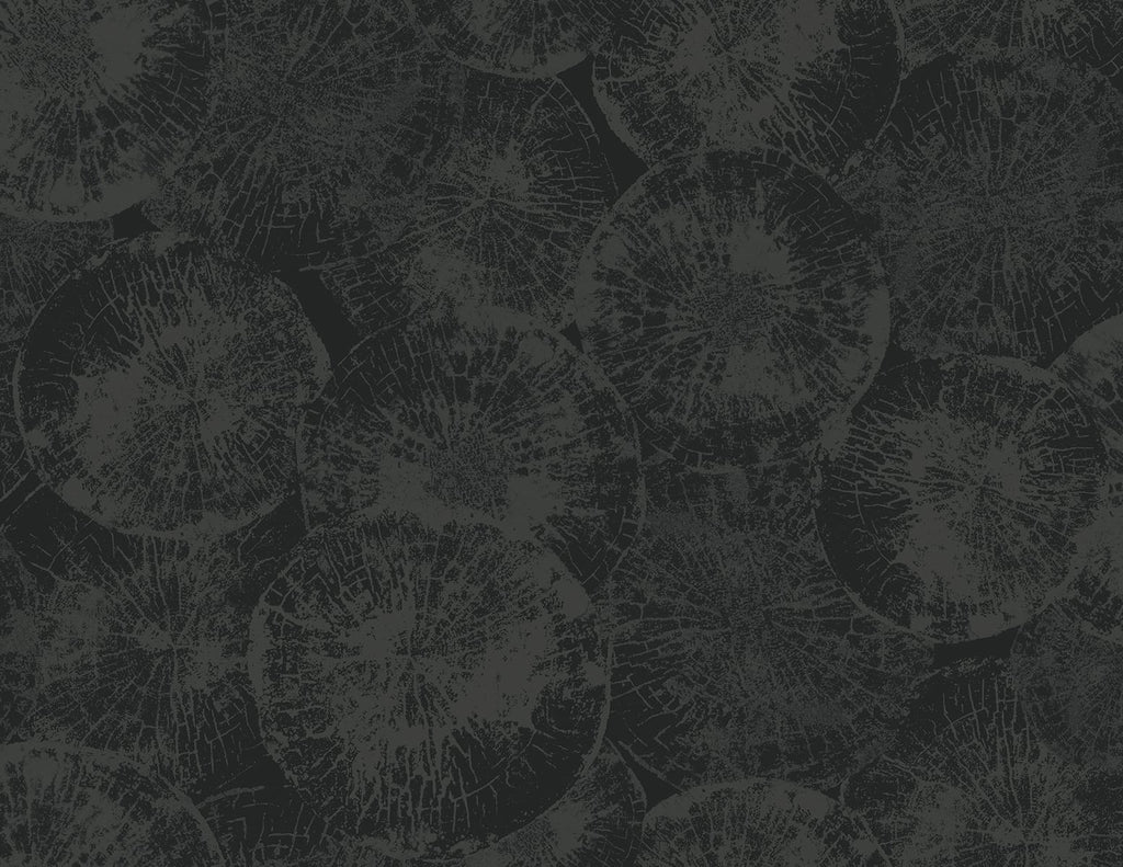 Malibu Eren Wallpaper - Rustic Abstract - Rich Onyx | Malibu Wallpaper