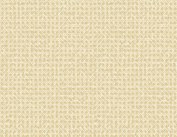 Fentucci Mika Wallpaper - Rustic Weave - Wheat | Malibu Wallpaper