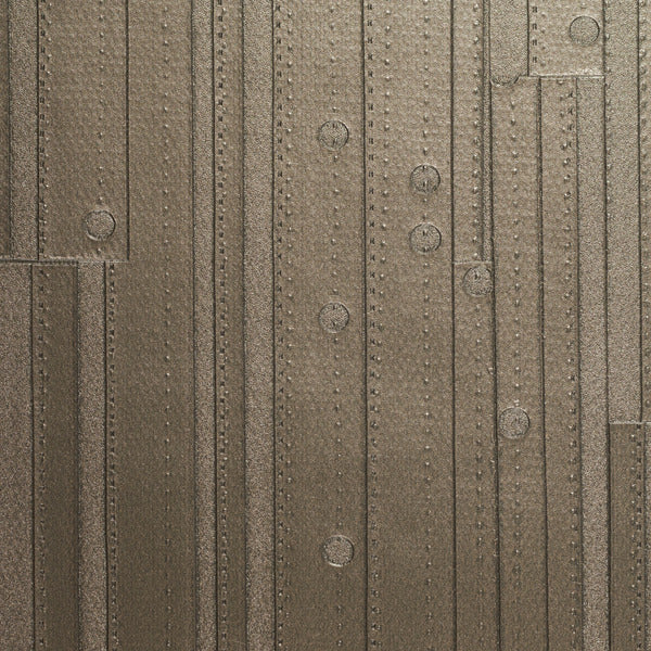 Lisbon Rivets Titanium Wallcovering | Phillipe Romano