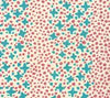 Turquoise Pink Dots on Tint