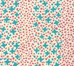 Turquoise Pink Dots on Tint