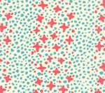 Shrimp Turquoise Dots on Tint