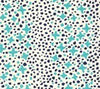 Turquoise Navy Dots on Tint