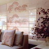 Japanese Tree Linen Dark Blue