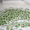 Japanese Tree Linen Olive Green