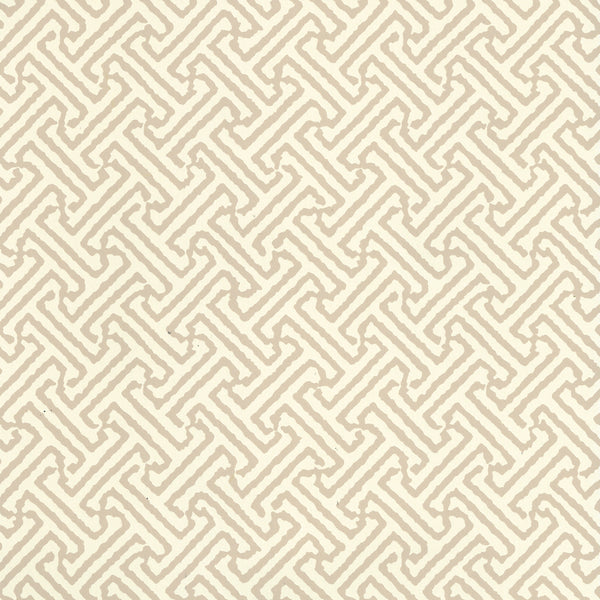 Java Petite Almond on Off White Screen Printed | China Seas