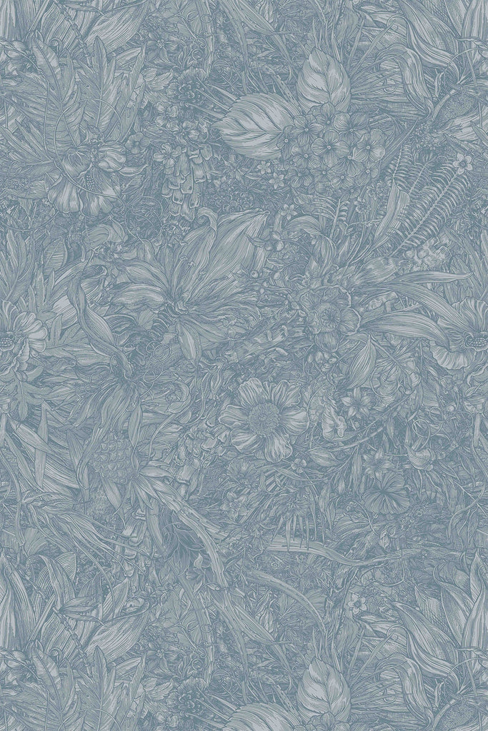 Jungle Tangle Marazine Blue