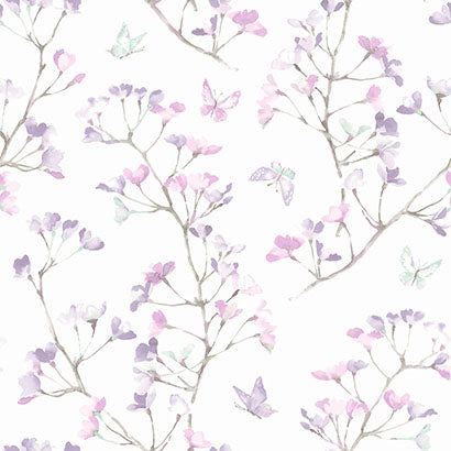Watercolor Branch Wallpaper | Jeffrey Stevens