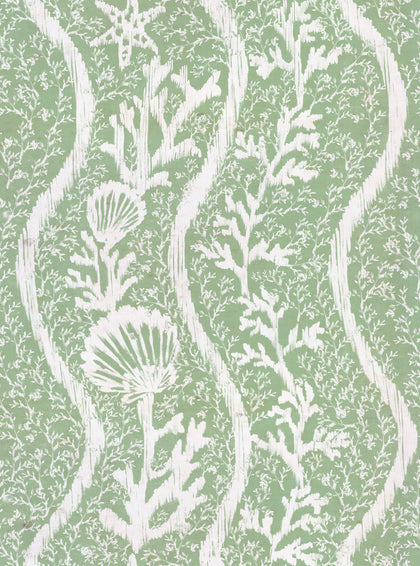Koralion Mineral - Green Wallcovering | Mind the Gap