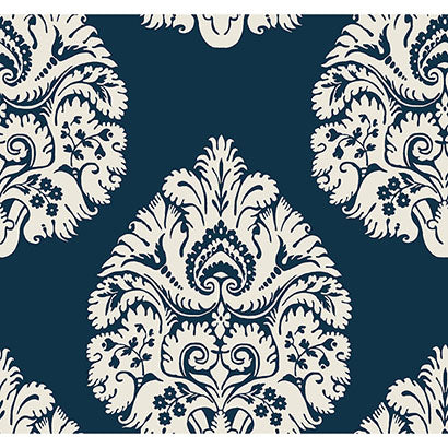 Teardrop Damask Wallpaper | Jeffrey Stevens