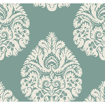 Teardrop Damask Wallpaper | Jeffrey Stevens