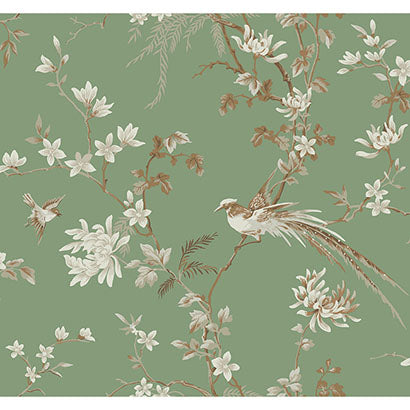 Bird And Blossom Chinoserie Wallpaper | Jeffrey Stevens