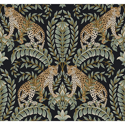 Old Saybrook Charcoal Wallcovering | Jeffrey Stevens