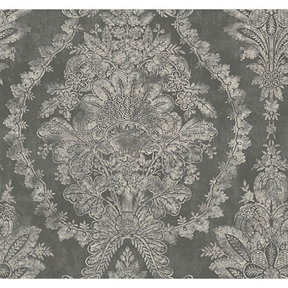 Charleston Damask Wallpaper | Jeffrey Stevens
