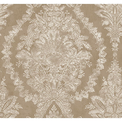 Charleston Damask Wallpaper | Jeffrey Stevens