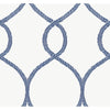 Laurel Leaf Ogee Wallpaper | Jeffrey Stevens