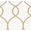 Laurel Leaf Ogee Wallpaper | Jeffrey Stevens