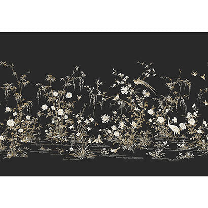 Hatteras Charcoal Wallcovering | Jeffrey Stevens