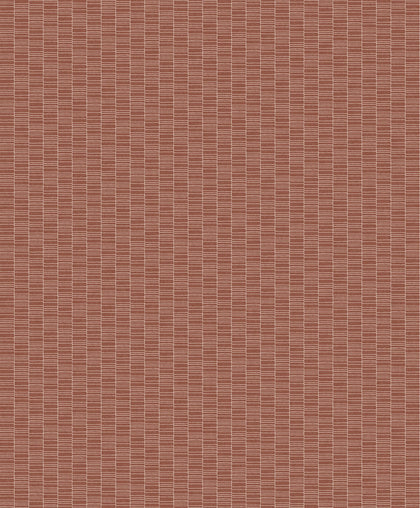 Deco Spliced Stripe Art Deco Geometric - Terra Cotta | Architectural Wallcoverings