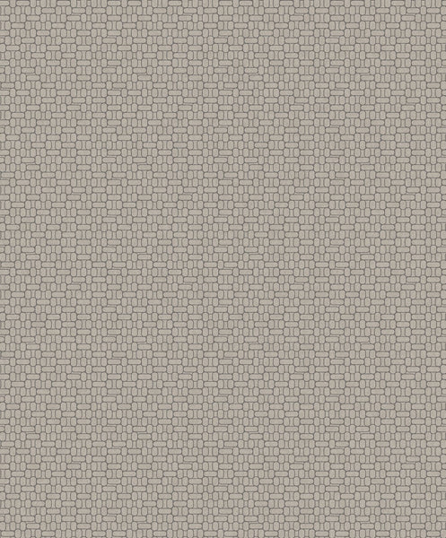 Malibu Capsule Geometric Wallpaper - Art Deco Geometric - Nobel Grey | Malibu Wallpaper