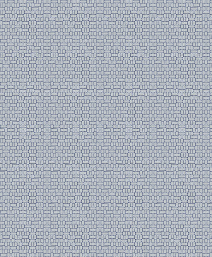 Capsule Geometric Art Deco Geometric - Skylight & Navy | Architectural Wallcoverings