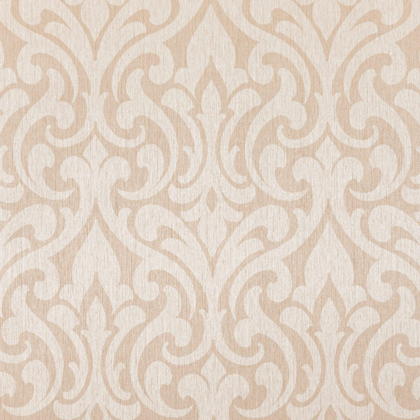 Gustav Damask 2 Kiss  Wallpaper (D223-04) | Koroseal Type 2 Vinyl | Koroseal