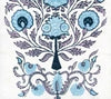 Lavender Sky Navy on Ivory