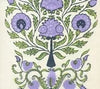 Pale Lavender Pale Green on Ivory