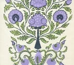 Pale Lavender Pale Green on Ivory