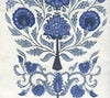 Medium Blues on Ivory