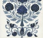 Slate Sky Royal on Ivory