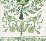 Sage Green on Ivory