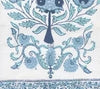 Seaside Turquoise Navy on Ivory