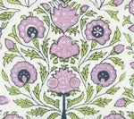 Lavender Green Navy on Ivory