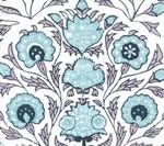 Lavender Sky Navy on Ivory