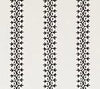 Black on Ivory Taj Linen
