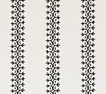Black on Ivory Taj Linen