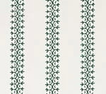 Dark Green on Ivory Taj Linen
