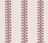 Dark Raspberry on Ivory Taj Linen